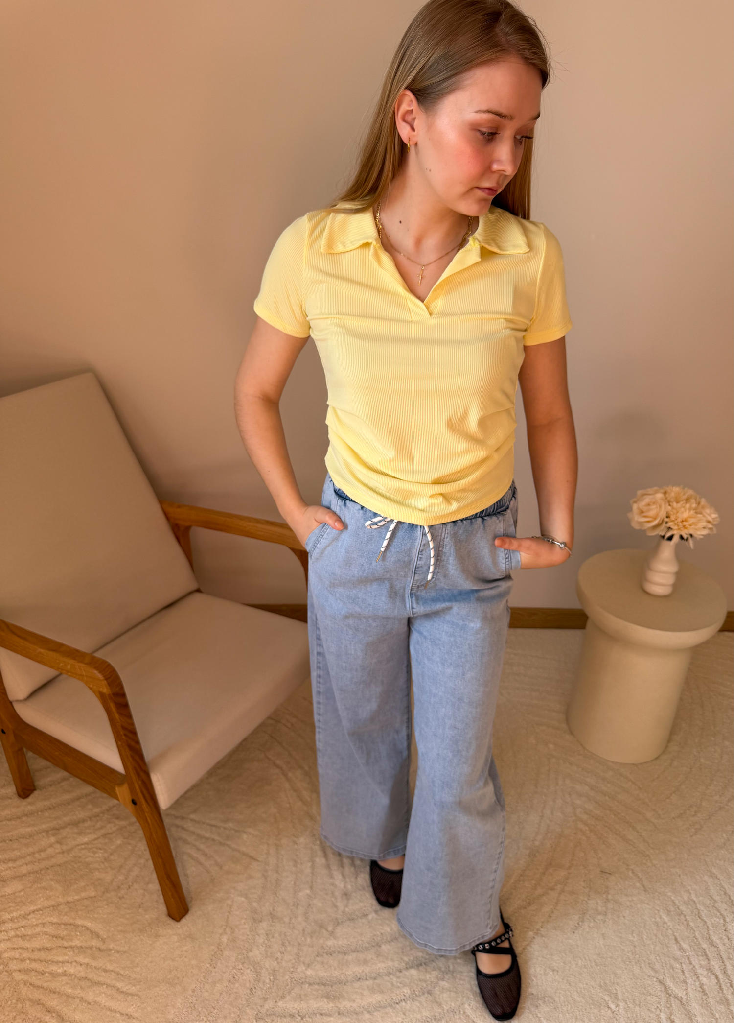 bluzka jeans gum